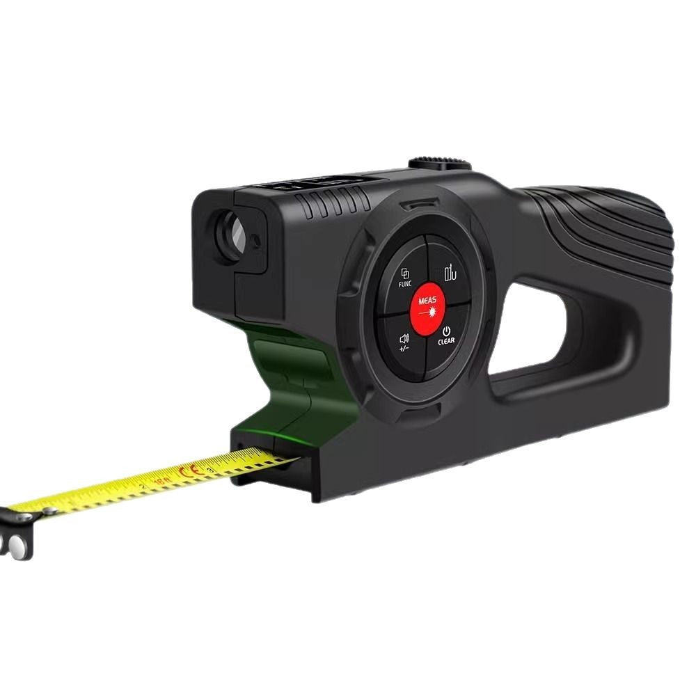 3-in-1 Digital Tape Measure, 330Ft Laser Measurement Tool & Auto Lock Tape with Instant Digital Readout, Extended Laser Line & Incremental Measurement, Replaceable Tape
