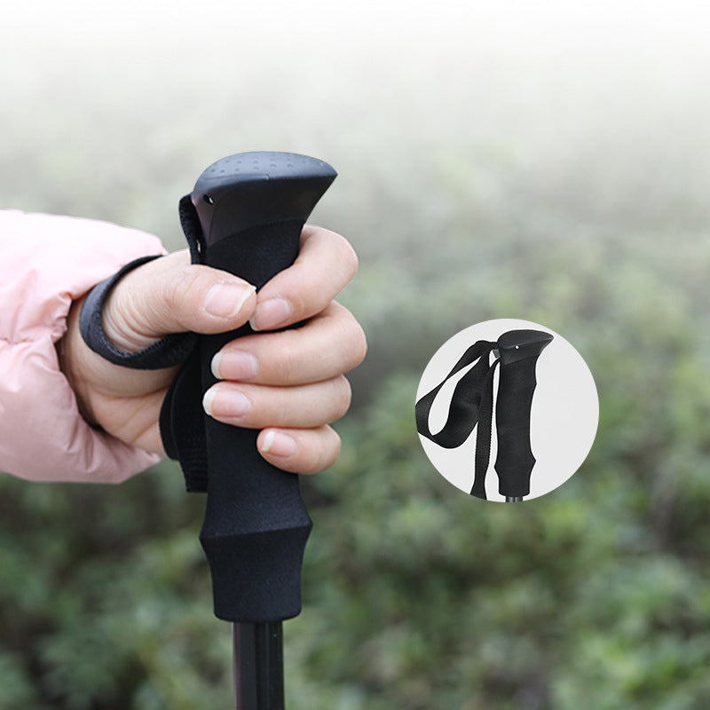 Light weight carbon fibre hiking pole strong climbing rod hiking stick trekking poles set of 2