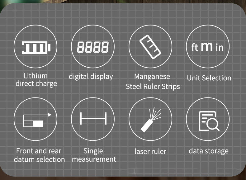3-in-1 Digital Tape Measure, 330Ft Laser Measurement Tool & Auto Lock Tape with Instant Digital Readout, Extended Laser Line & Incremental Measurement, Replaceable Tape