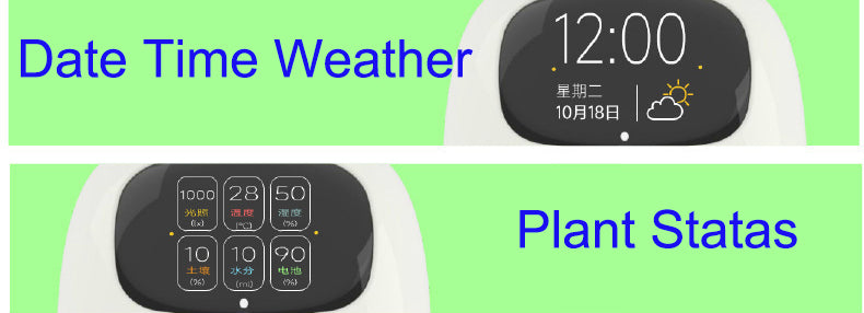 Interactive Plant Pot Intellegent Smart Planter Digital AI Pet Plant Vase