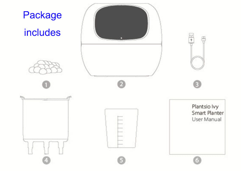 Interactive Plant Pot Intellegent Smart Planter Digital AI Pet Plant Vase