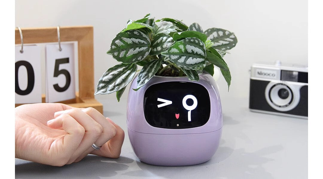 Interactive Plant Pot Intellegent Smart Planter Digital AI Pet Plant Vase